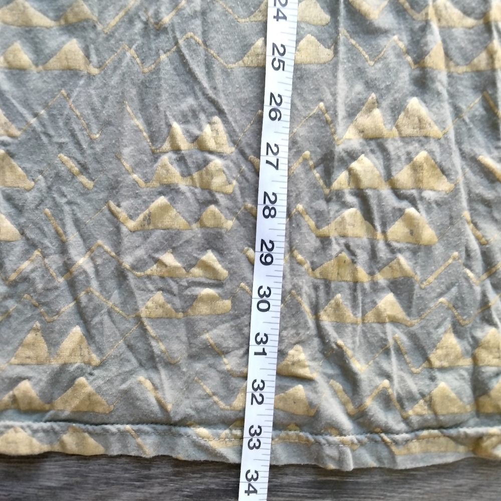 Thief & Bandit Handpainted Handmade in Halifax Canada Maxi Pull On Green Skirt S - Picture 11 of 11